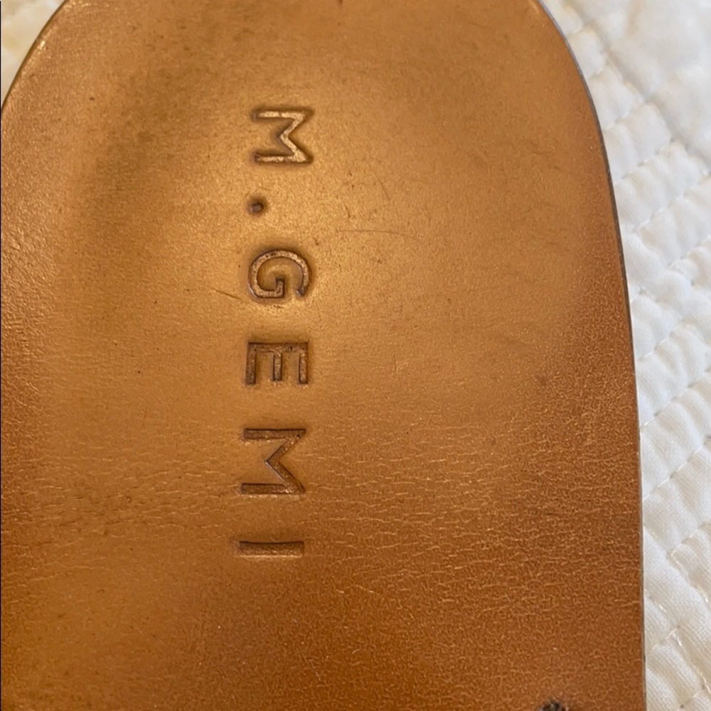 Gemi saddle brown slide sandals - Picture 3 of 7